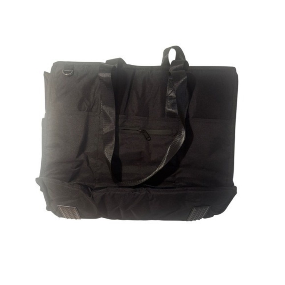 Black Women's Duffel Tote Bag - Versatile Travel Carry